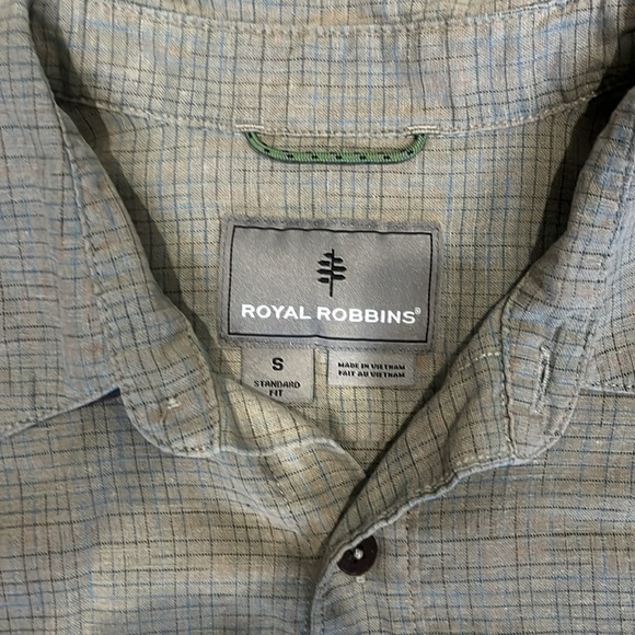 Royal Robbins Men's Hempline Short Sleeve Shirt - Small - Picture 2 of 5